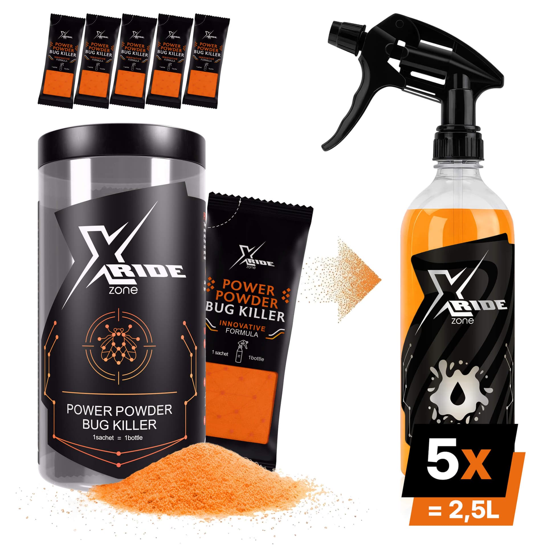Power Powder Bug Killer - koncentrat 5x500ml do usuwania owadów